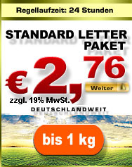 Standard Letter Paket